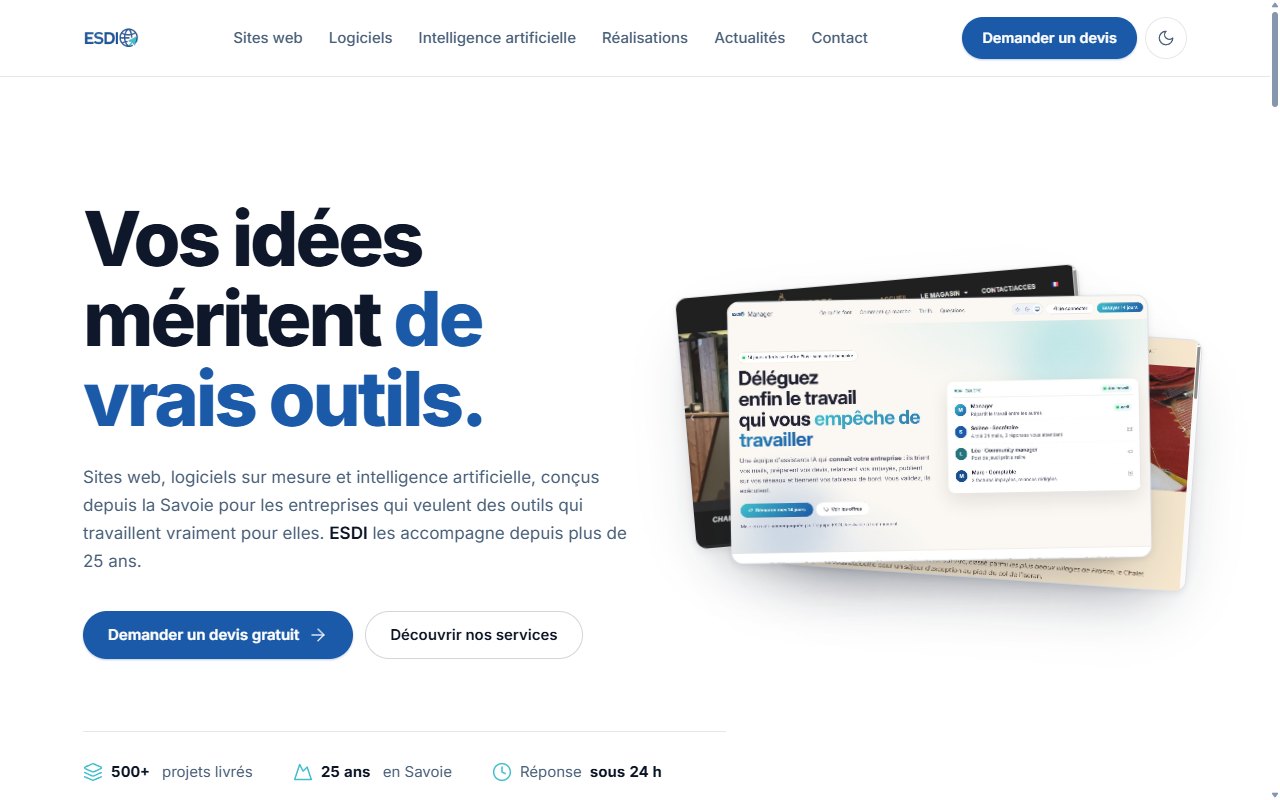 Un nouveau site pour ESDI